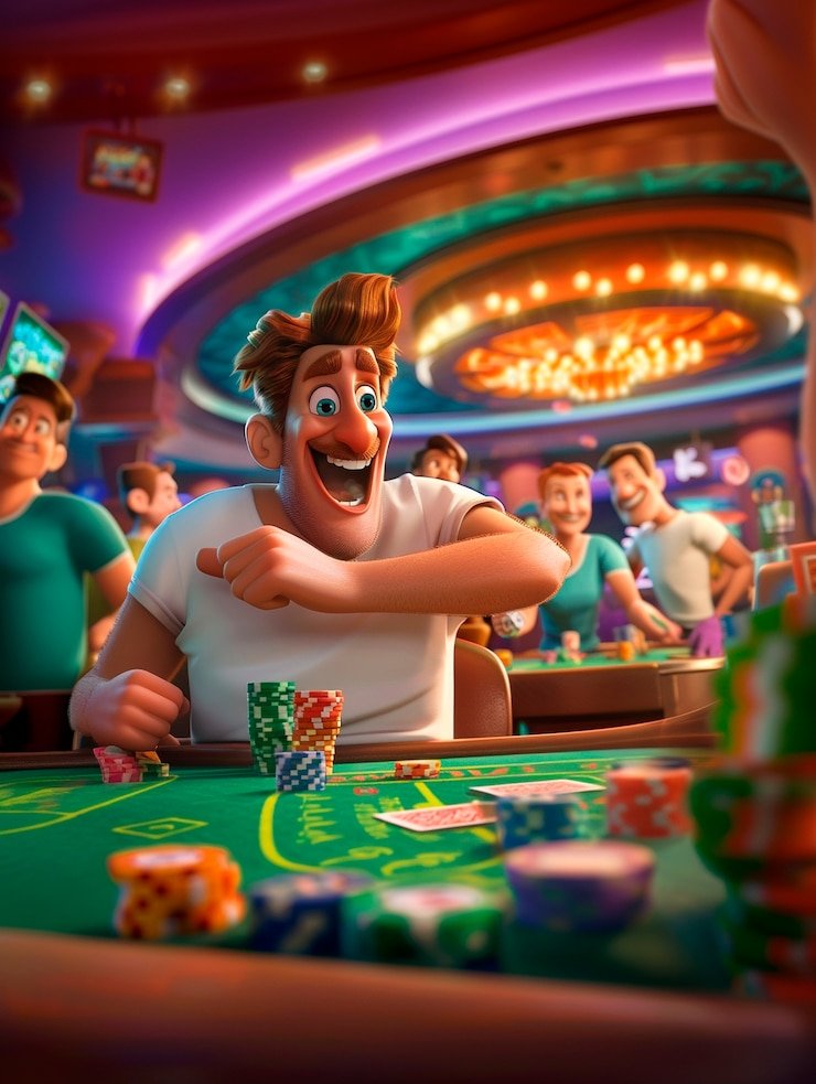 Gambar pengguna powerjitu menikmati hiburan casino dan sports secara bertanggung jawab
